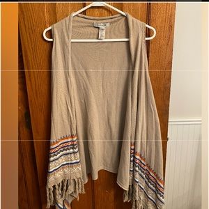 Fringe Aztec Vest